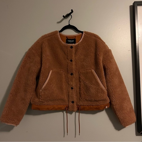 Everlane The ReNew Teddy Fleece Liner Jacket - Picture 2 of 5